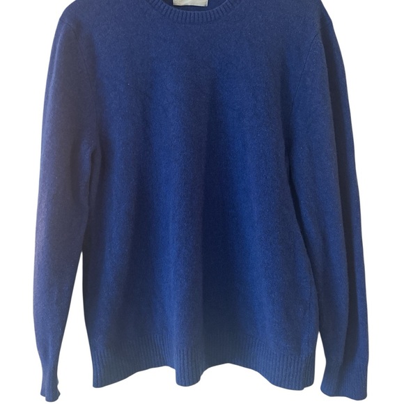 Everlane Women's Blue Crew Neck Sweater 100% Wool - Picture 2 of 5